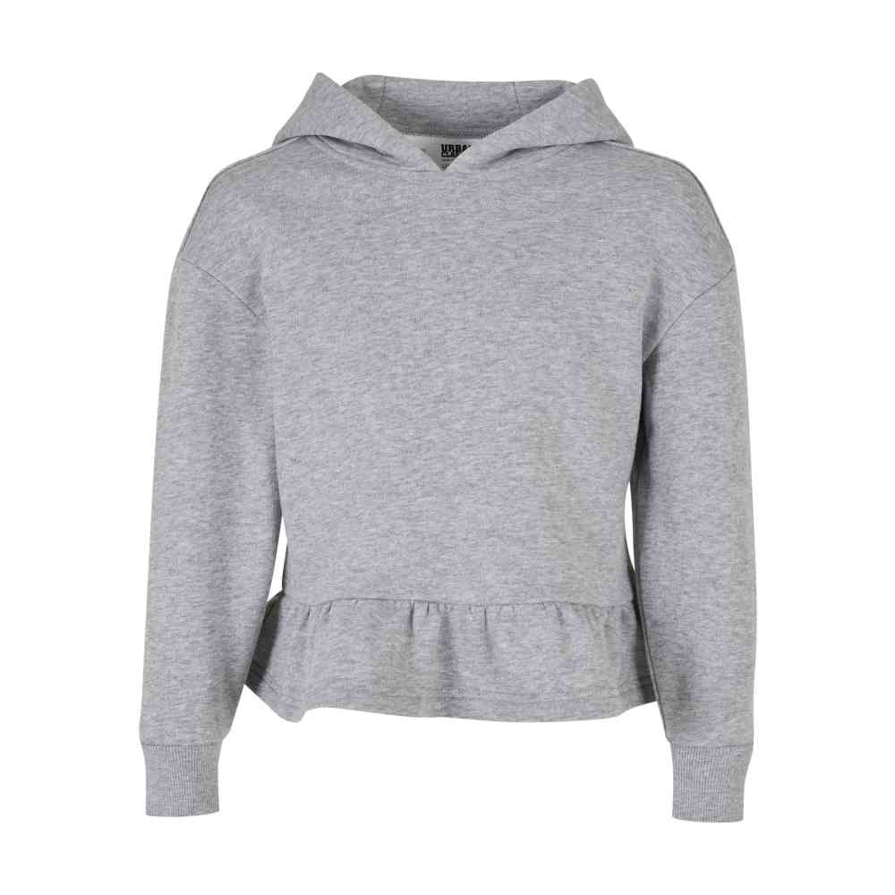 Urban Classics - Organic Volants Kinder Hoodie/Pullover - Grau